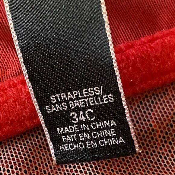 Victoria's Secret Strapless Sans Bralette Women's Size 34C Corset Style - Picture 9 of 9